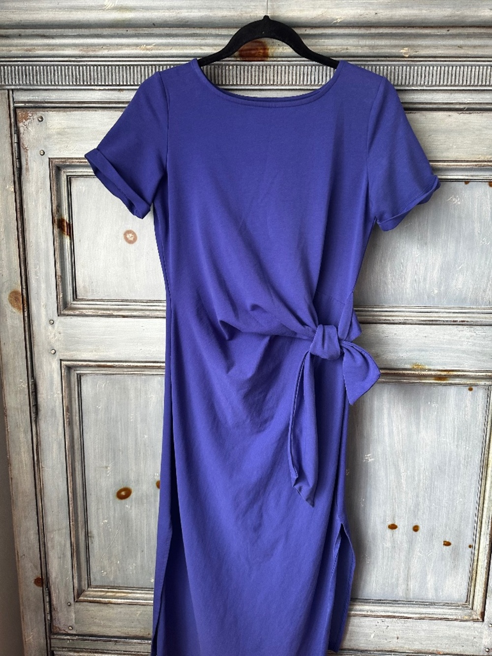 Sezane Pippa Midi Dress In Blue Size S - Picture 7 of 11